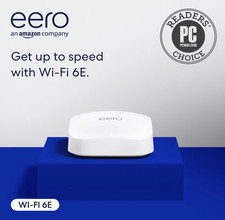 eero Pro 6E Tri-Band AXE5400 Wi-Fi 6E Mesh Router - White- NEW SEALED- 1 PACK