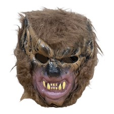 Vintage Seasonal Visions Werewolf Wolf Halloween Mask