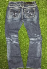 Rock Revival Women's Alanis Boot Cut Jeans Size 29 Distressed