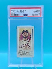 2020 Topps Allen & Ginter #264 ABRAHAM TORO Mini RC - PSA GEM MINT 10