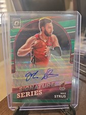 Max Strus 2021-22 Donruss Optic #SS-MSR SIGNATURE SERIES  GREEN AUTO SSP HEAT