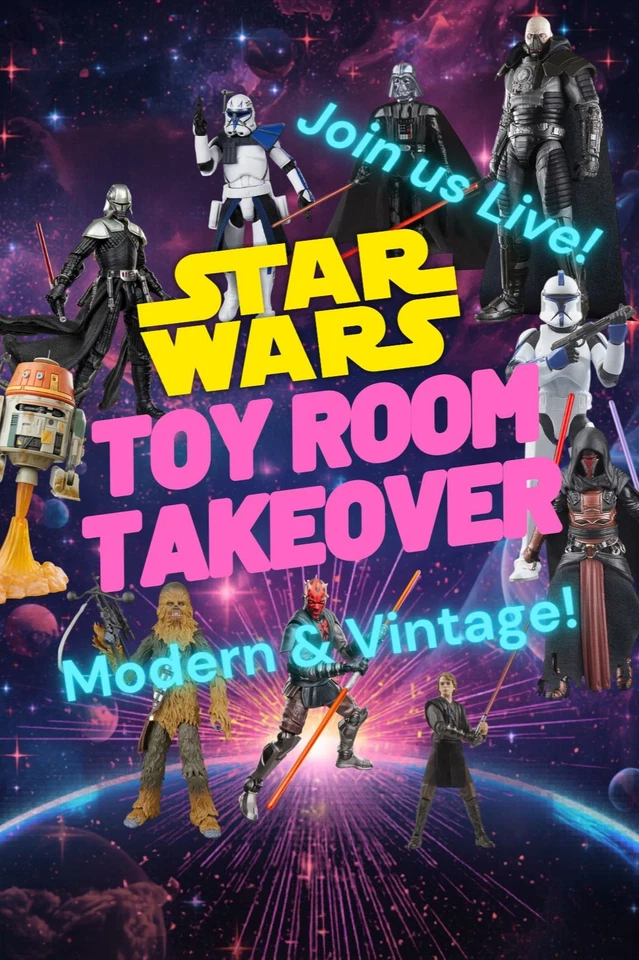 Star Wars Toy Room Takeover 🔥 Action Figures deals Vintage to Modern!