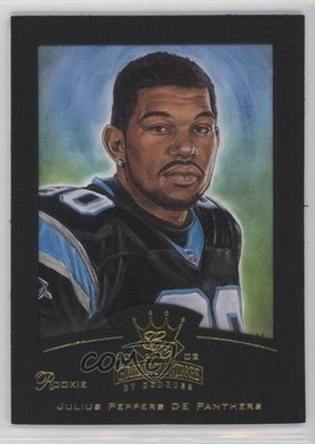 2002 Donruss Gridiron Kings Gold /100 Julius Peppers #138 Rookie RC HOF 6m7