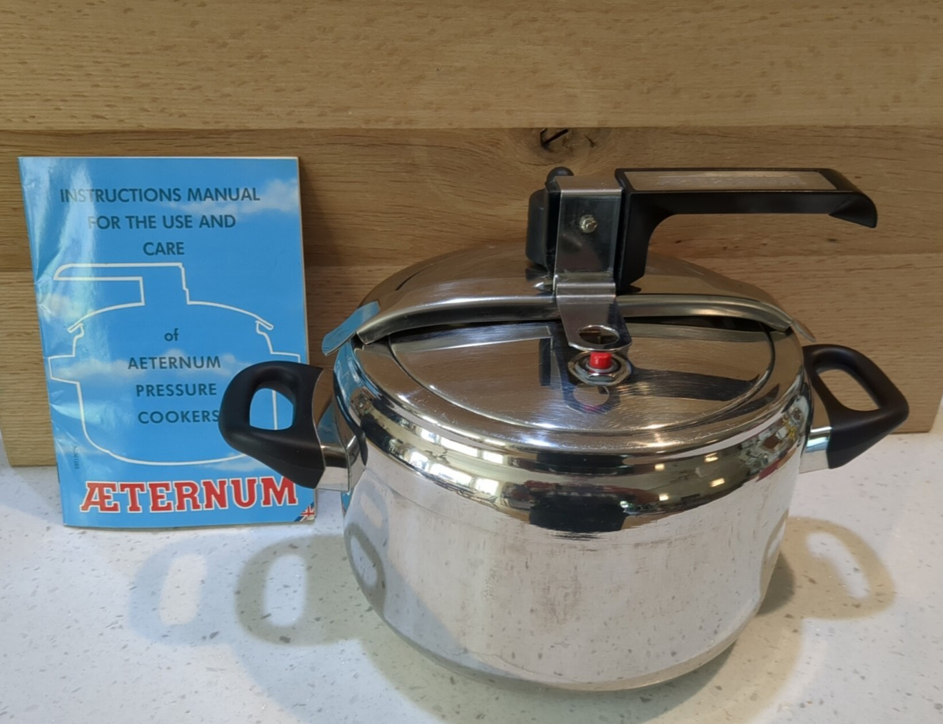 Inox Astral-lux  W/ Lid 5l Stainless Steel Made Italy