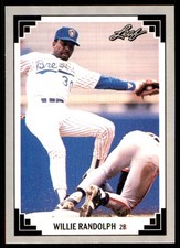 Willie Randolph 1991 Leaf #419 Brewers MLB READ FREE SHIPPING AutographDen