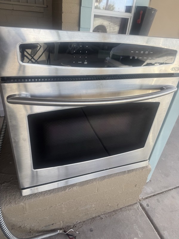 DCS WOT130SS Electric Stainless Built-In Single Convection Wall Oven Touch