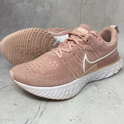 Nike Womens React Infinity Run FK 2 CT2423-600 Pink Running Shoes Sneakers 7.5 M
