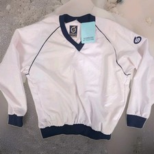 Golf. Sunderland Vintage Women's Pullover M. White Golf core Deadstock NWT NOS