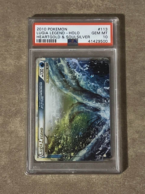 PSA GEM MT 10 2010 Pokemon Heartgold & Soulsilver Lugia Legend (Top)-Holo #113