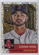 2022 Topps Chrome Platinum Anniversary Speckle Refractor 65/150 Connor Wong 0m89
