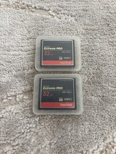 SanDisk Extreme Pro CompactFlash Memory Card 32GB lot of 2 