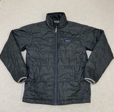 Patagonia Nano Puff Jacket Kids Boys Girls Large 12 Gray