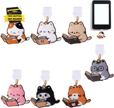 7Pcs Cat Dust Plug Charms for Kindle, Cute USB C Charging Port Covers Dust Cap P