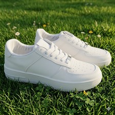 Scarpe  da  GINNASTICA Uomo SNEAKERS BIANCO 40 45 44 43 42 41