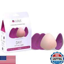 Essential Plus Day Nursing Pads 4-Pack Reusable Ultra-Absorbent Breastfeeding