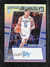 2023-24 Panini Donruss Optic Rookie Optics Keyontae Johnson #ROA-JHN Auto 16wc