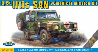 ACE ACE35103 - 1/35 0,5t Iltis SAN w/medical mission kit - Neu