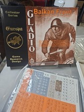 GDW Europa III Gladio Balkan Front Board Game 1990 UNPUNCHED