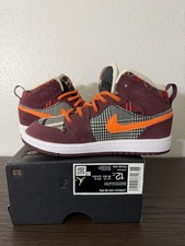 Kids Nike Jordan 1 MID SE PS Night Maroon size 12 C FD5461 608