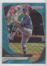 2020 Panini Prizm Tier II Teal Wave Prizm Chris Paddack #183 1n0