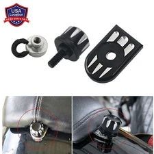 Rear Fender Seat Bolt Screw & Mount Knob Tab Cover kit for Harley Touring 96-23