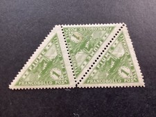 ICOLLECTZONE Italy Fiume P4 strip of three Fine hinged (1)