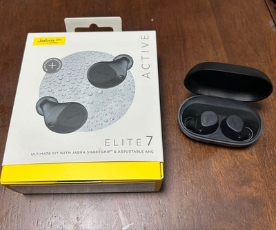 Jabra Elite 7 Active True Wireless Earbuds Black Tested Working Bluetooth Japan