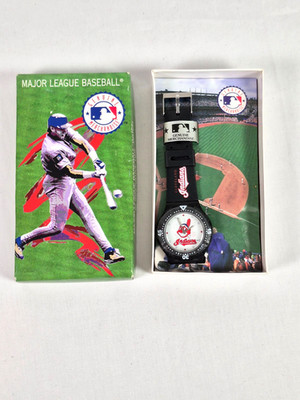 Vintage Sports Watch NBA NHL MLB 1995 w Original Box Needs Battery