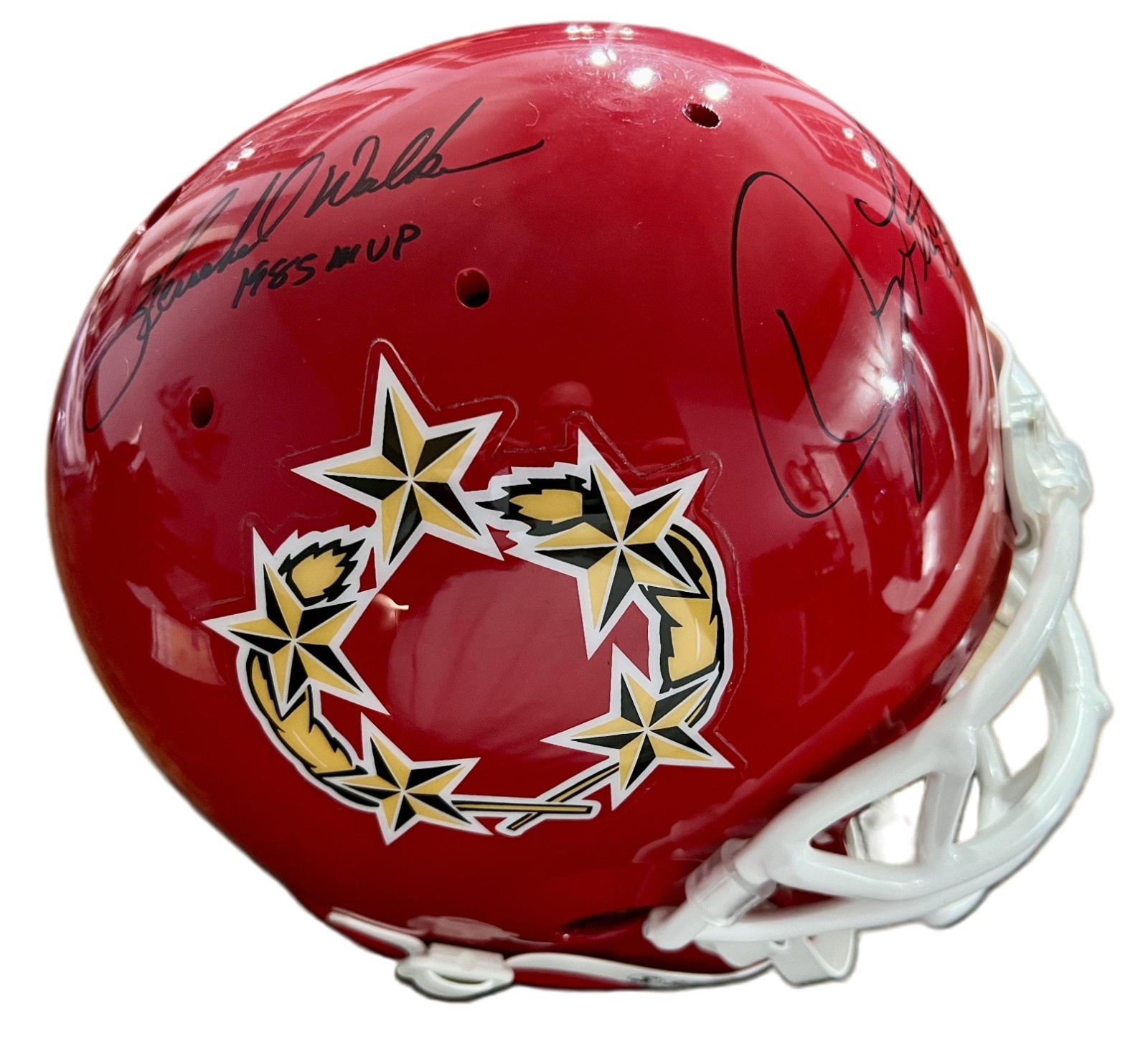 Doug Flutie Autographed Signed New Jersey Generals RARE / Herschel Walker NJ Generals Helmet #12/50 