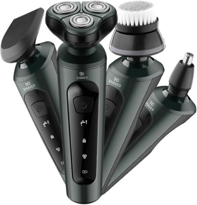 4-In-1 Electric Shaver for Men   Rechargeable, Equipped with Trimmer, Facial Cle