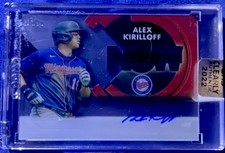 Topps Clearly Authentic Alex Kirilloff Generation Now Auto GNA-AK Twins 2022