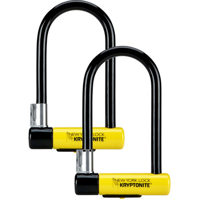 High-Security Kryptonite New York U-Lock 3.25 x 6 Double Deadbolt, Hardened
