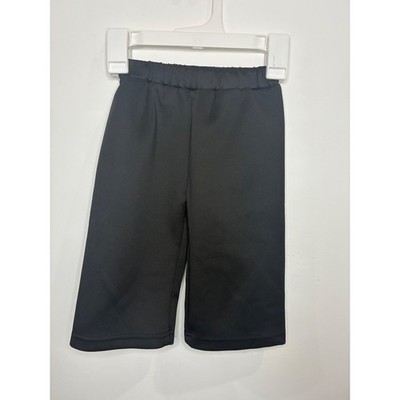 Unbranded Baby Boys Black Elastic Waist Shorts 12 Months RN157035