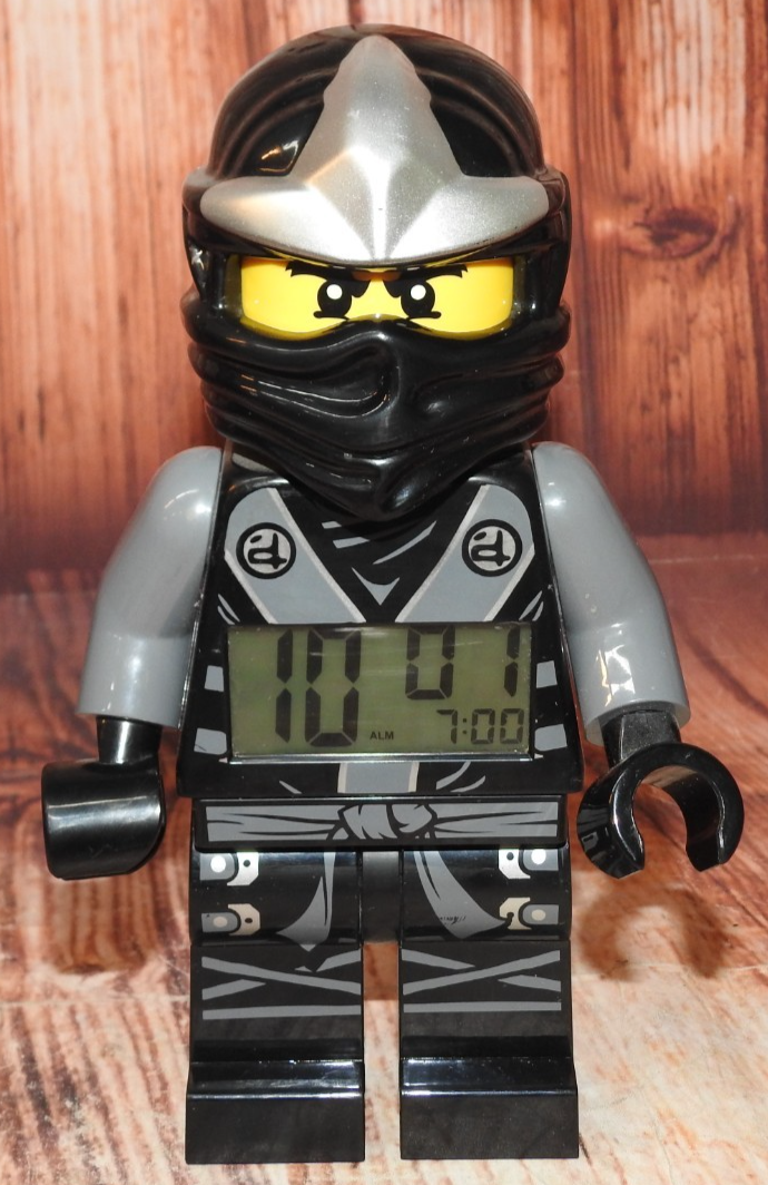 2013 Lego Ninjago Ninja Cole Black Alarm Clock 9