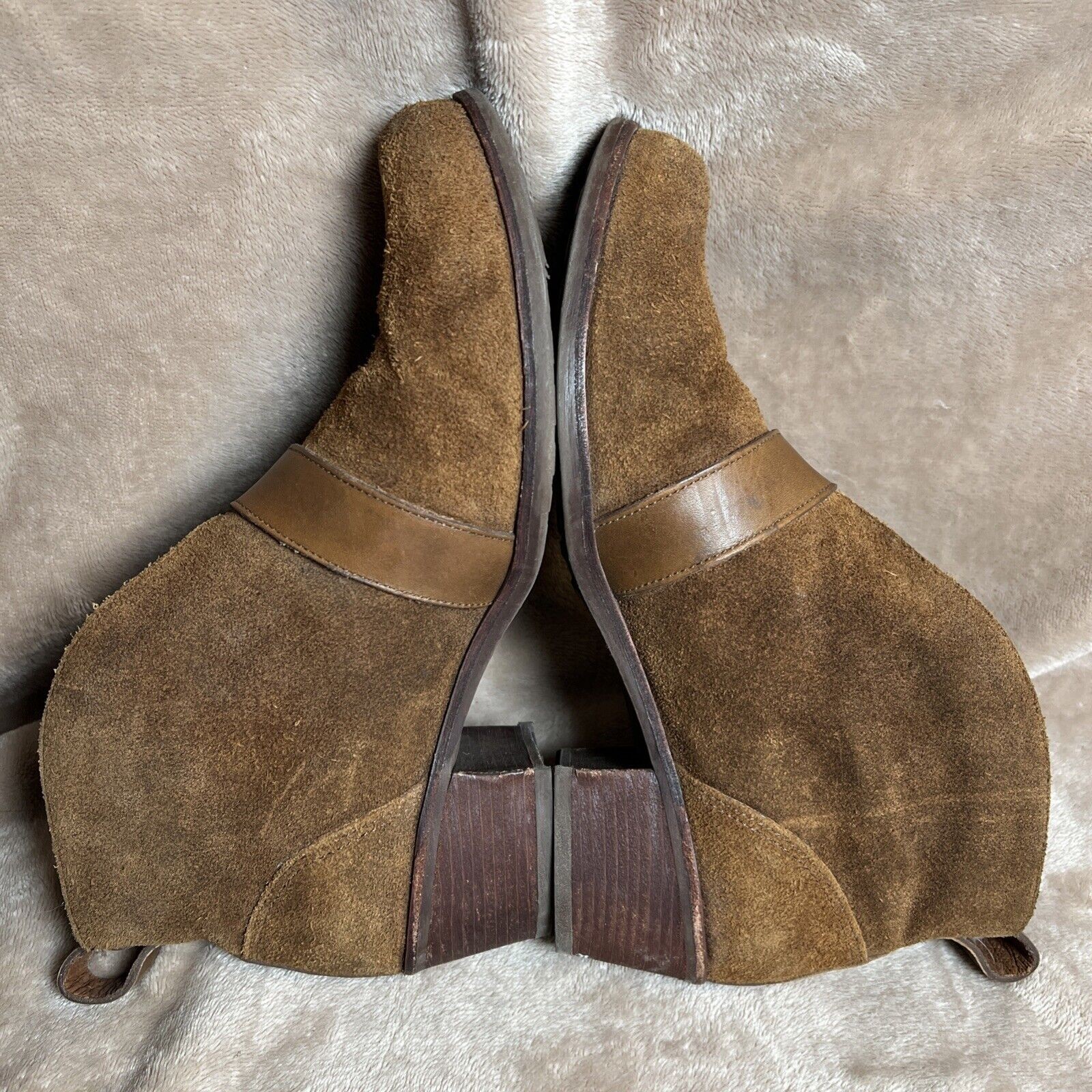 UGG Australia Wright Belted Boot Brown Suede Leat… - image 5