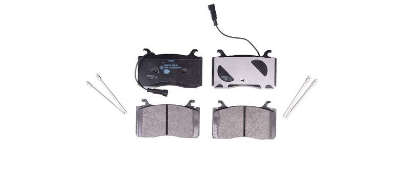HELLA Brake Pad Set For Disc Front For Alfa Romeo Giulia Stelvio 8DB 355 039-301