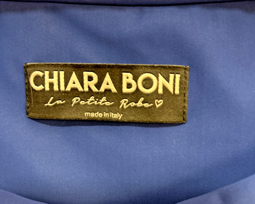 Chiara Boni La Petite Robe Büro Top Bluse 6-8 US/44IT Blau - Bild 3 von 4