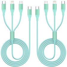 3 in 1 Charging Cable,Multi Charger Cable USB Phone Multiple Charger Cord