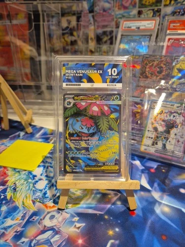 Ace 10 Mega Venusaur EX Card 155/132 Mega Evolution Series