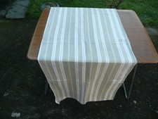 toile à matelas ancienne vintage à décors de rayures