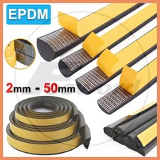 Self Adhesive EPDM Rubber Foam Seal Weather Strip Door Window Draught Excluder