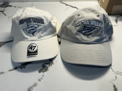 Shark Week Adjustable Baseball Hat Cap Strapback Grey White (2)  47 47