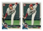 2-2018 BOWMAN BASEBALL BASE PAPER SHOHEI OHTANI ROOKIE ANGELS #49