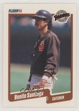 1990 Fleer Benito Santiago #167 11pj