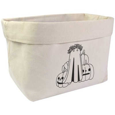 Großer Canvas-Organizer/Aufbewahrungstasche ''Pumpkin Ghost'' (OR00041032)
