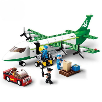 Flugzeug Baustein Set Frachtflugzeug Flugzeug Lernspielzeug Kinder Geschenk