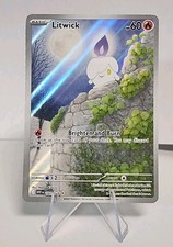 Pokémon TCG Litwick Illustration Rare 101/086 SV: White Flare English NM on eBay
