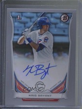 2014 Bowman Retail Prospect Auto Silver 9/35 Kris Bryant #PA-KB Auto 8k4
