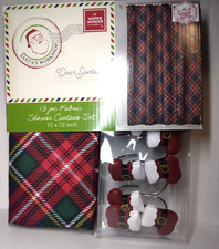 Winter Wonder Christmas 13 Piece Fabric Shower Curtain Set