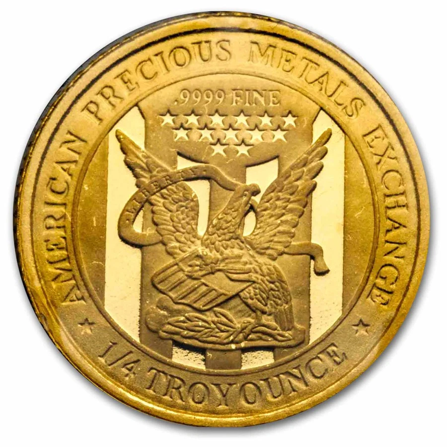 1/4 oz Gold Round - APMEX (In TEP Package) - Image 3 of 4